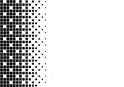 Classic Pixel Dither Pattern Gradient Retro Design Illustration