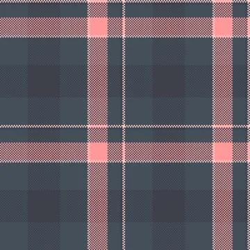 Classic pixelated plaid pattern. Timeless design with subtle color variations イラスト素材