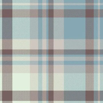 Classic pixelated tartan pattern. Ideal for textiles, backgrounds, or digital Stock Illustration