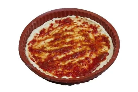 Classic Pizza - White Background6 Foto stock