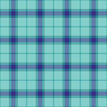 Classic plaid pattern with blue  teal hues. Timeless textile design for fashi Illustrazione stock
