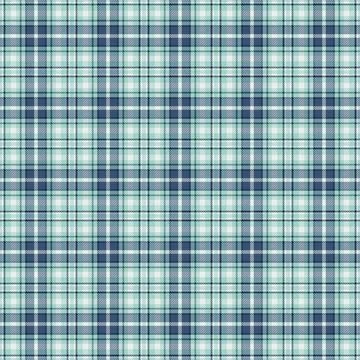 Classic plaid pattern in blue  teal. Versatile texture for backgrounds, texti Stock Illustration