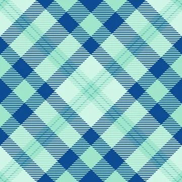 Classic plaid pattern in cool blue and green hues. Versatile background for.. Stock Illustration
