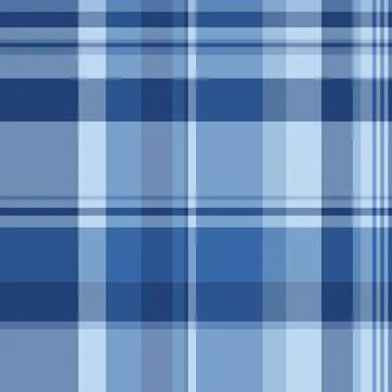 Classic plaid pattern in cool blue tones. Ideal for backgrounds, textiles, or Stockillustratie