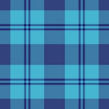Classic plaid pattern in cool blue tones. Versatile for backgrounds, textiles Stockillustratie