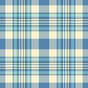 Classic plaid pattern in cool blues and creams. Versatile textile design fo.. 스톡 일러스트