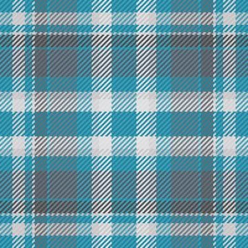 Classic plaid pattern in cool blues  greys. Textile design for backgrounds, a Stockillustratie