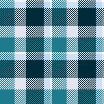Classic plaid pattern in cool hues. Seamless, versatile textile design for ba 스톡 일러스트