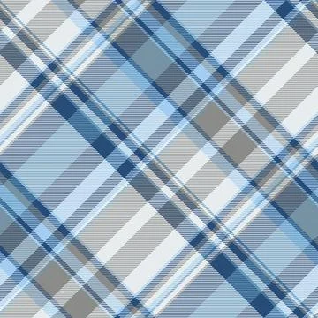 Classic plaid pattern in cool hues. Great for adding a touch of timeless styl Stock Illustration
