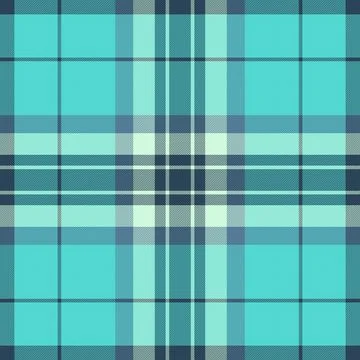 Classic plaid pattern in cool teal tones. Versatile for backgrounds, apparel, Stockillustratie