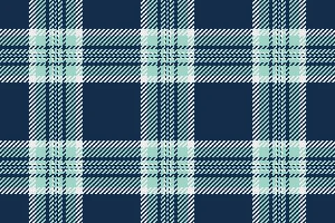Classic plaid pattern in cool tones. Perfect for textile design, background.. Stock Illustration