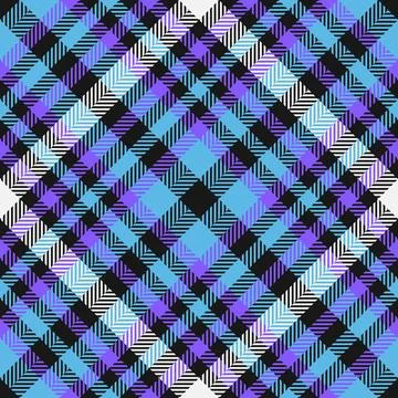 Classic plaid pattern in cool tones. A versatile and detailed background su.. イラスト素材