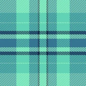 Classic plaid pattern in cool turquoise hues. Versatile textile design for ba 스톡 일러스트
