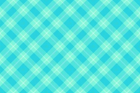 Classic plaid pattern in cool turquoise hues. A versatile, seamless textile d Stock Illustration