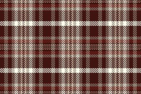 Classic plaid pattern. Fabric texture in warm brown and neutral tones. Idea.. Stock Illustration