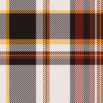 This classic plaid pattern features bold intersecting lines in black, white.. Stock Illustration