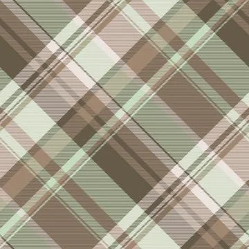 Classic plaid pattern featuring earth tones and subtle green. Evokes tradit.. Illustrazione stock