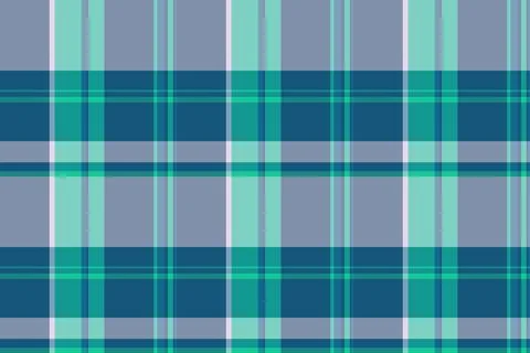 Classic plaid pattern featuring harmonious blues and greens. Seamless texture イラスト素材