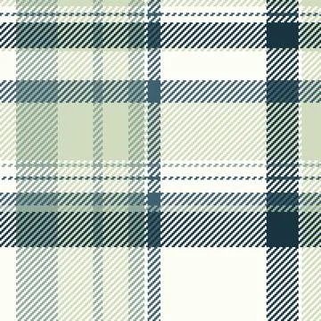 Classic plaid pattern featuring teal, green, and cream hues. Ideal for back.. Stockillustratie