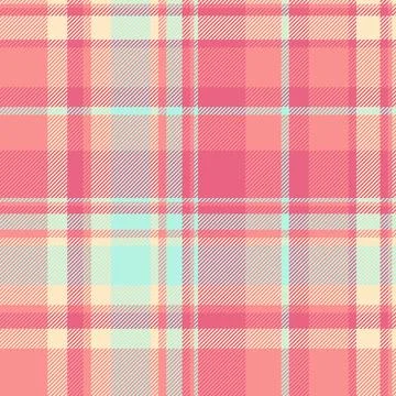 Classic plaid pattern featuring warm pink and light blue. Versatile backdrop  イラスト素材
