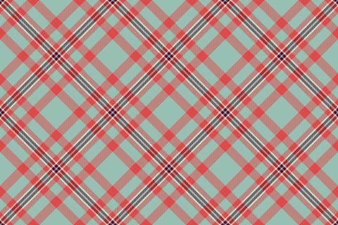 Classic plaid pattern. Festive, versatile design in red and teal. Ideal for b Stock Illustration
