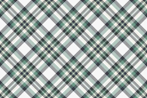 Classic plaid pattern with green, cream, and navy hues. Timeless textile de.. Illustrazione stock