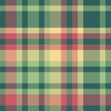 Classic plaid pattern with a herringbone texture. Versatile for backgrounds,  イラスト素材