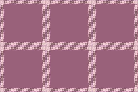 Classic plaid pattern in mauve and cream. Seamless repeat design, ideal for t Stock Illustration