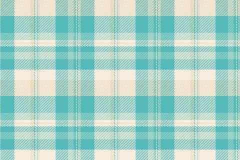 Classic plaid pattern with a modern color twist. Soft blues  creams create a  Stock Illustration