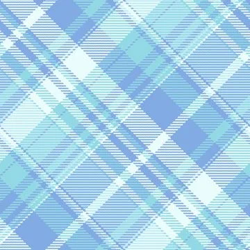 Classic plaid pattern with a modern touch. Cool blues and soft lines create.. イラスト素材