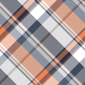 Classic plaid pattern with a modern twist. The intersecting lines create a ti 스톡 일러스트