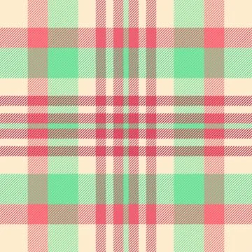 Classic plaid pattern with a modern twist. The soft colors evoke comfort and  Stock Illustration