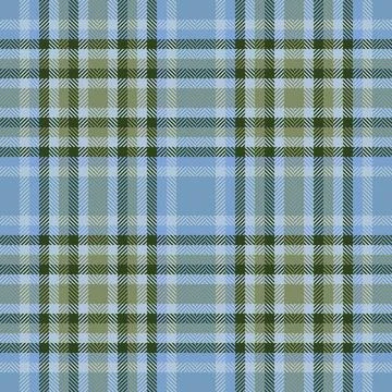 Classic plaid pattern in muted blue  green tones. Seamless tartan fabric desi 스톡 일러스트