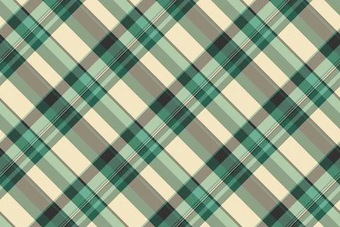 Classic plaid pattern in muted teal, cream, and grey. Seamless tileable bac.. 스톡 일러스트