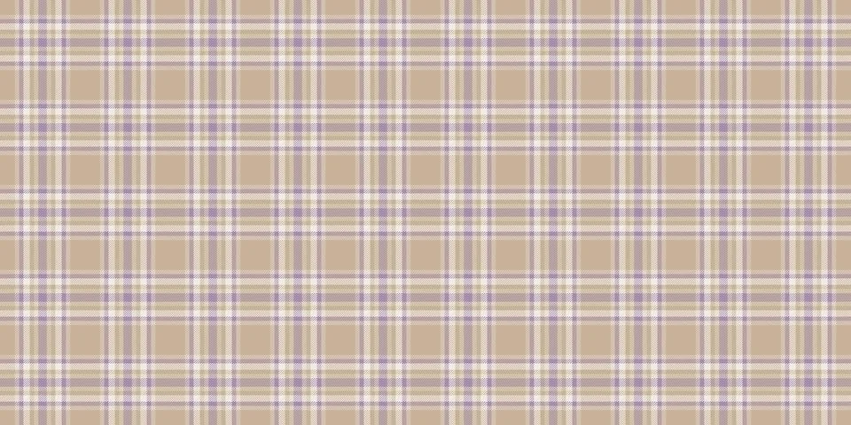 Classic plaid pattern in neutral tones with a lavender accent. Versatile back Stockillustratie