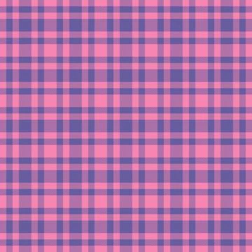 Classic plaid pattern in pink and blue. Ideal for backgrounds, textures, or t Stock Illustration