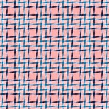 Classic plaid pattern in pink and blue tones. Versatile design for textiles.. Stock Illustration