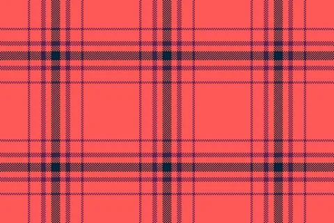 Classic plaid pattern with a pixelated effect. Ideal for backgrounds, textile Illustrazione stock