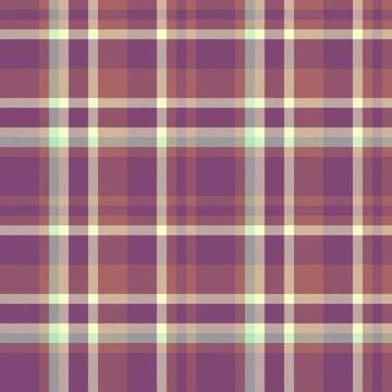 Classic plaid pattern in purples, beige and rose tones. Perfect for backgroun Illustrazione stock