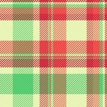 Classic plaid pattern in red, green, and beige. Great for backgrounds, textil Stockillustratie