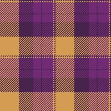 Classic plaid pattern. Rich, woven texture in gold and plum hues. Perfect f.. Stock Illustration