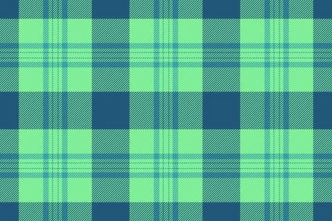 Classic plaid pattern. Seamless repeating design in cool tones, conveys comfo Stock Illustration
