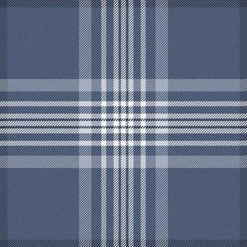 Classic plaid pattern in shades of blue. Ideal for backgrounds, textiles, or  Stock Illustration