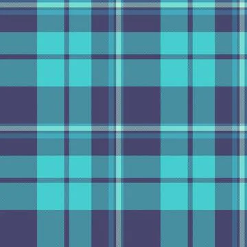 Classic plaid pattern in shades of blue. Versatile texture ideal for backgrou Stock Illustration