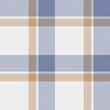 Classic plaid pattern in soft blues and tans. A versatile background for te.. Stock Illustration