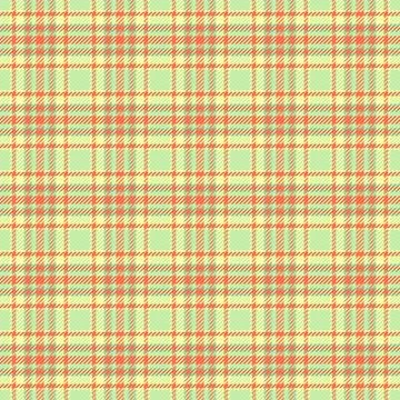 Classic plaid pattern with soft green, yellow and red hues. Perfect for backg Stock Illustration