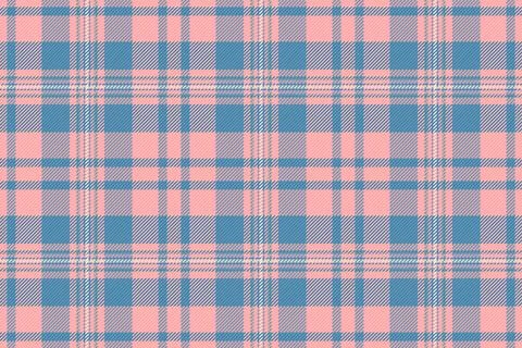 Classic plaid pattern in soft hues. Blue and pink create a timeless, versatil Stock Illustration