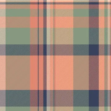 Classic plaid pattern in soft, muted colors. A versatile textile design ideal Stock Illustration