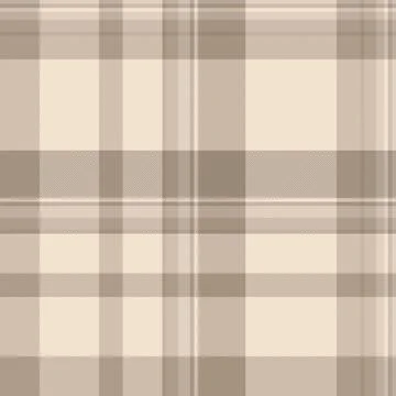 Classic plaid pattern in soft, neutral tones. Timeless design for backgrounds Stock Illustration
