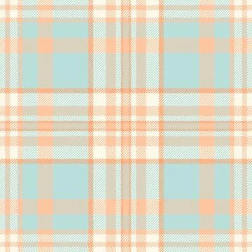 Classic plaid pattern in soft pastel colors. Versatile textile design suitabl Stock Illustration